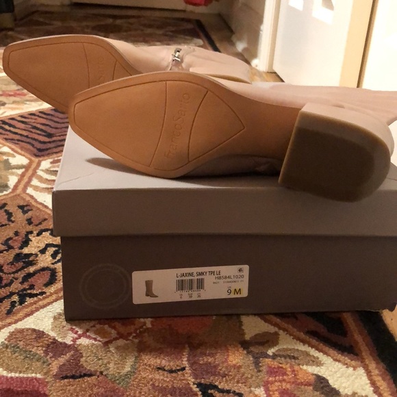 NWOT Franco Sarto Jaxine Mid Calf Leather Boots - Picture 2 of 5